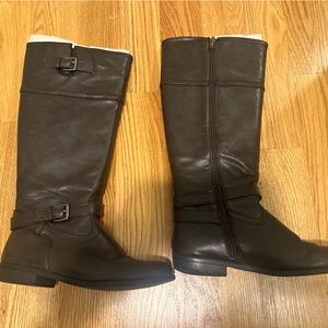 American Eagle Knee High Brown Leather Boot